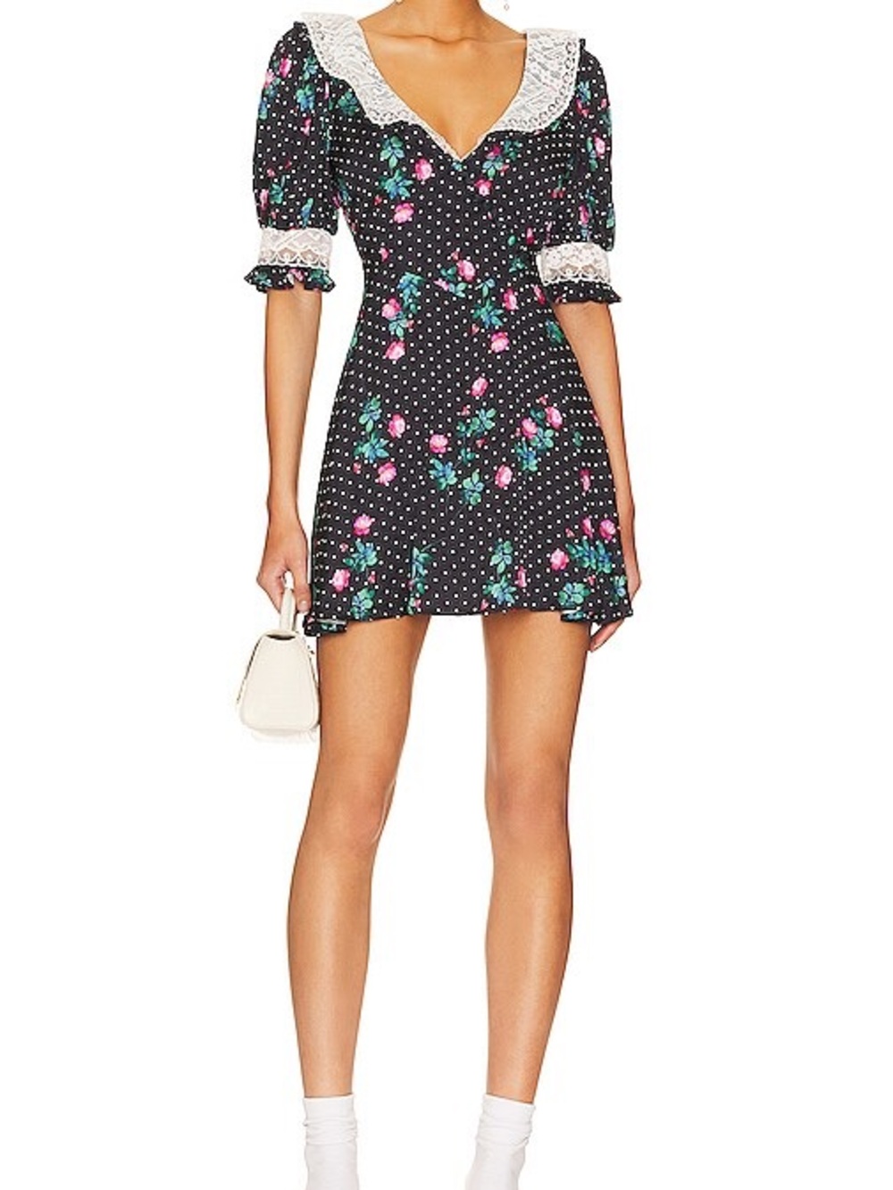 For Love & Lemons Raisa Mini Dress